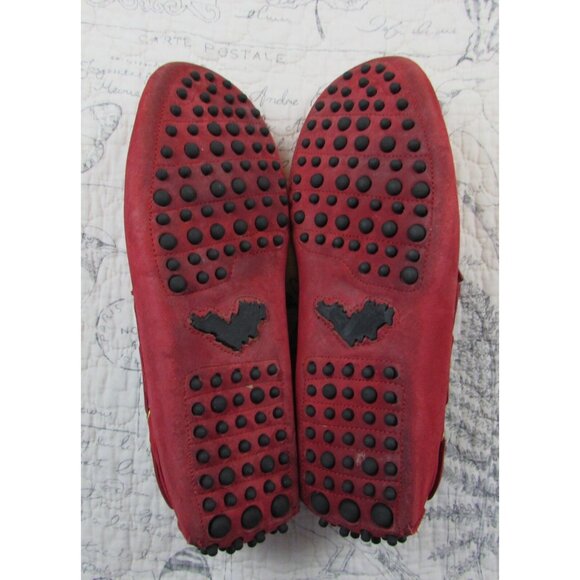 Laurent Effel Women's Shoes Red Driving tassels Loafer Flats EU 39 Made In Italy - Picture 12 of 12